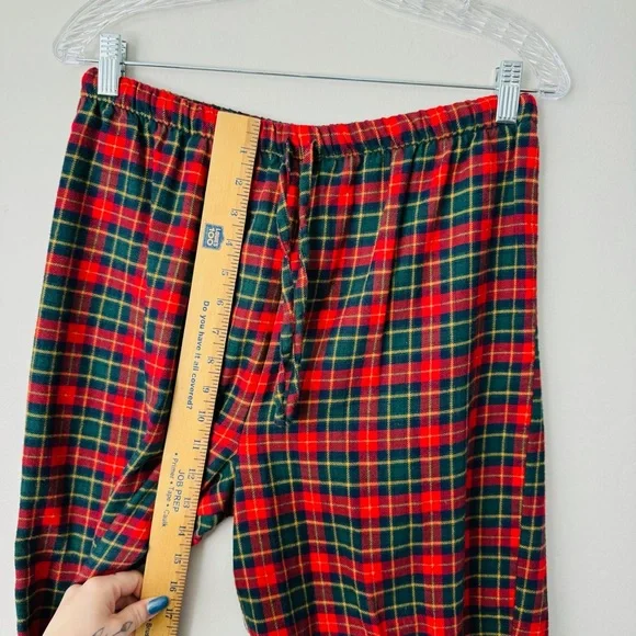 Victorias Secret Country Vintage Plaid Red and Green Pajamas Set Women’s Size XS - Picture 10 of 12